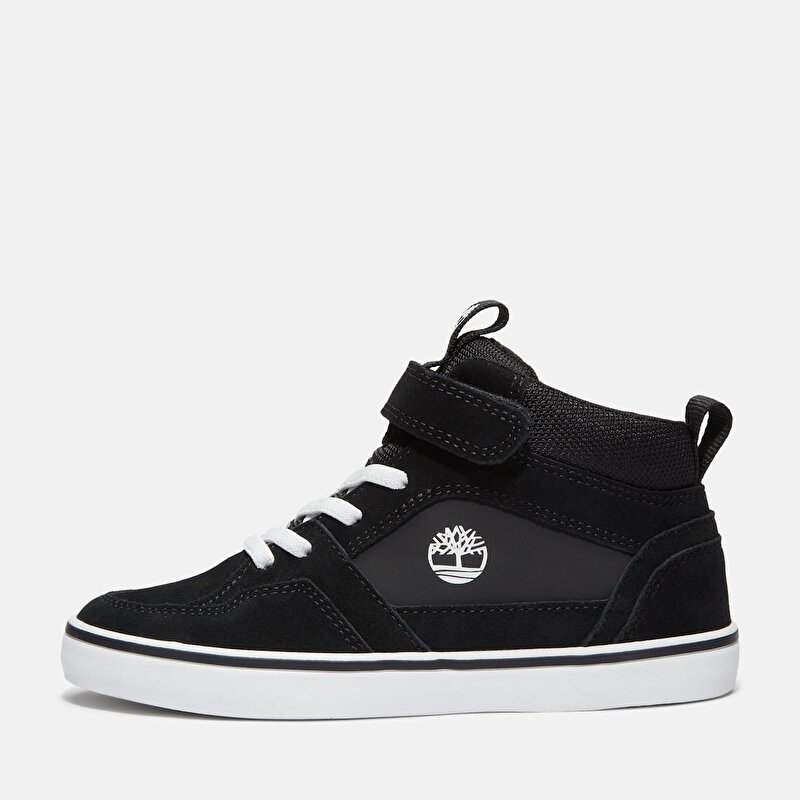 Çocuk Siyah Stone Jump Boğazlı Spor Ayakkabı