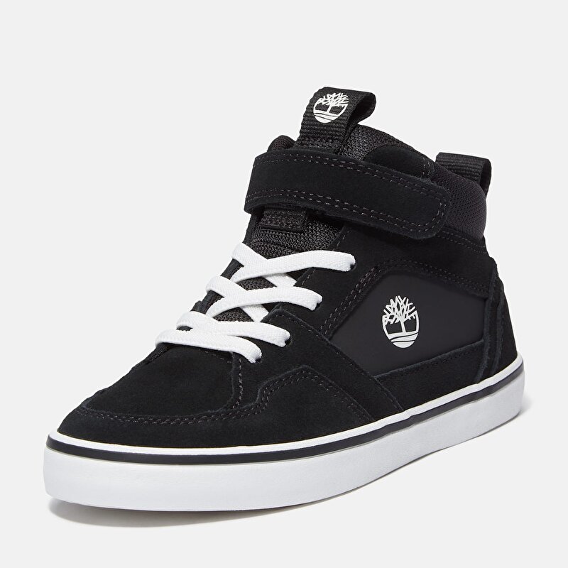 Çocuk Siyah Stone Jump Boğazlı Spor Ayakkabı