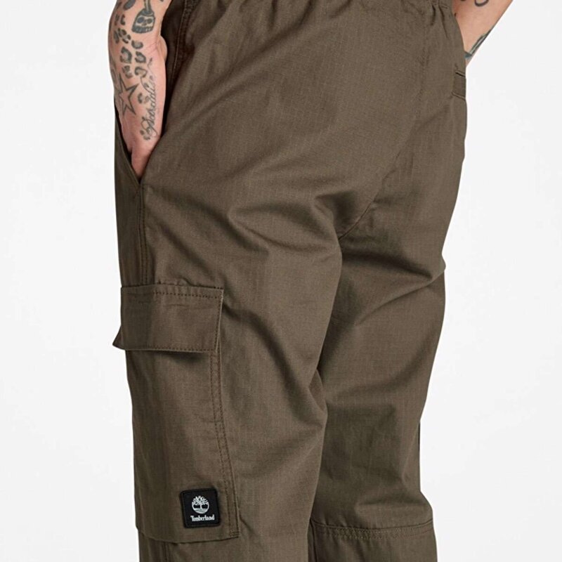 Erkek Yeşil Brookline Ripstop Utility Cargo Jogger Pantolon
