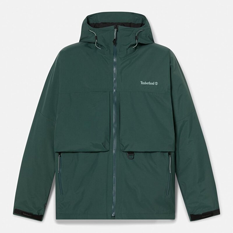 Erkek Koyu Yeşil Jenness Mobi Flex Tech 2L Su Geçirmez Mont