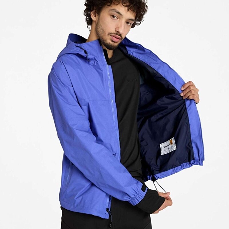 Erkek Mavi Jennes Mobi Flex Tech 2L Su Geçirmez Mont