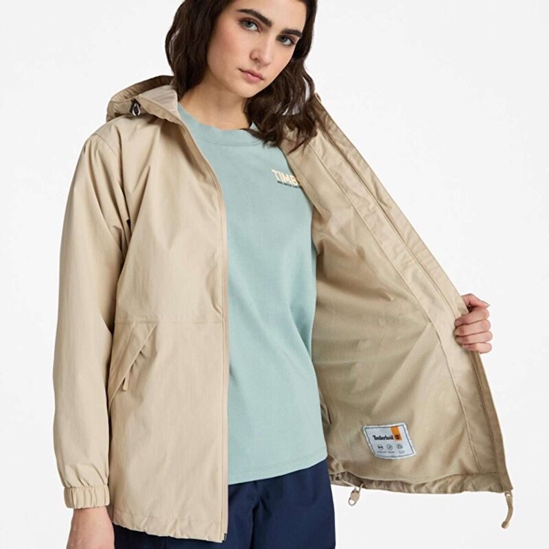Kadın Bej Winnick Su Geçirmez Shell Mont