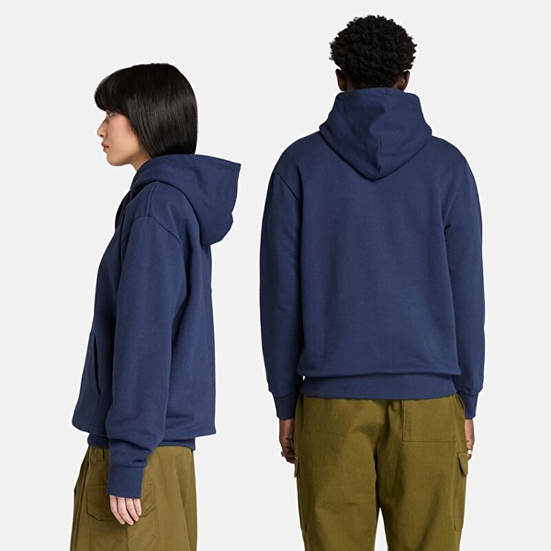 Unisex Koyu Mavi Field Boot Kapüşonlu