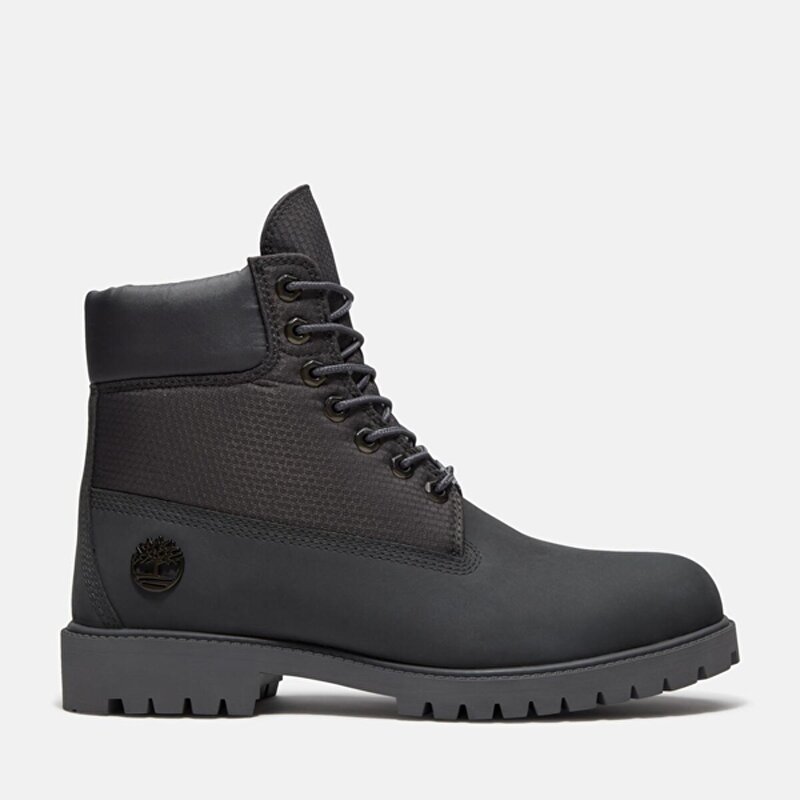 Erkek Koyu Gri Nubuk Timberland® Premium 6 Inch Su Geçirmez Bot