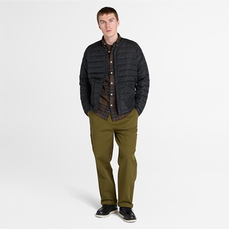 Erkek Koyu Kahverengi Kareli Flannel Gömlek