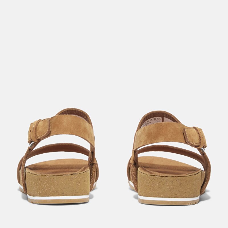 Kadın Malibu Waves Çift Askılı Kahverengi Sandalet