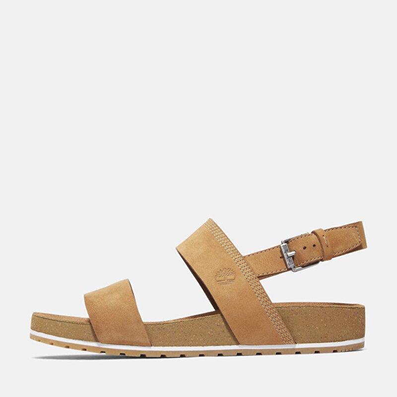 Kadın Malibu Waves Çift Askılı Kahverengi Sandalet