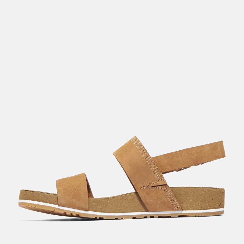 Kadın Malibu Waves Çift Askılı Kahverengi Sandalet