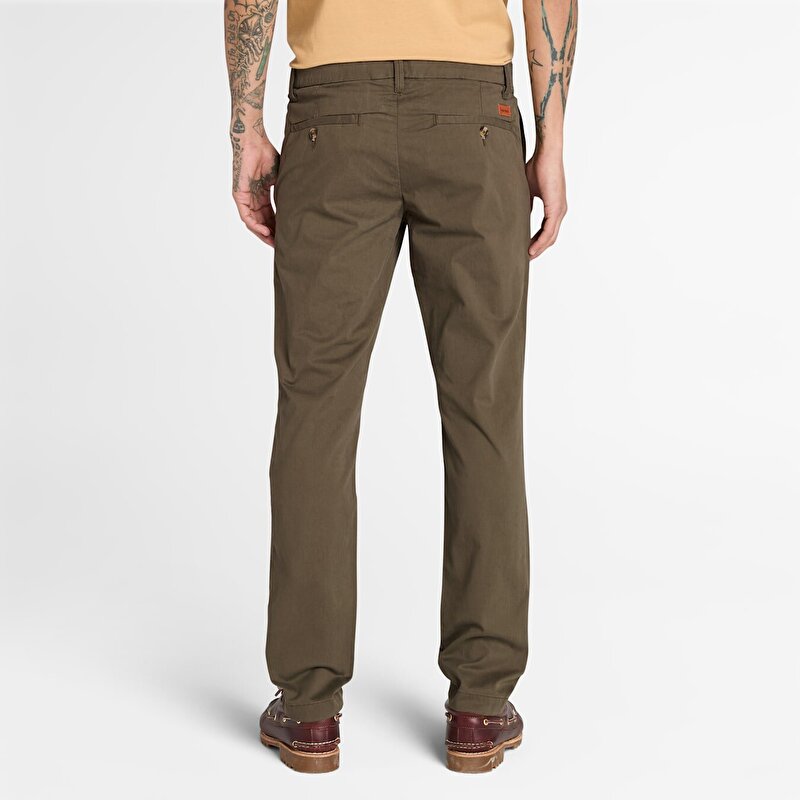 Erkek Sargent Lake Stretch Yeşil Chino Pantolon