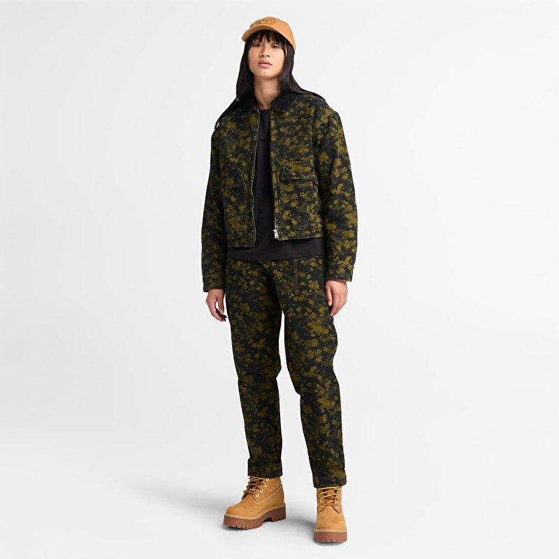 Kadın İşleme Logolu Siyah Tişört