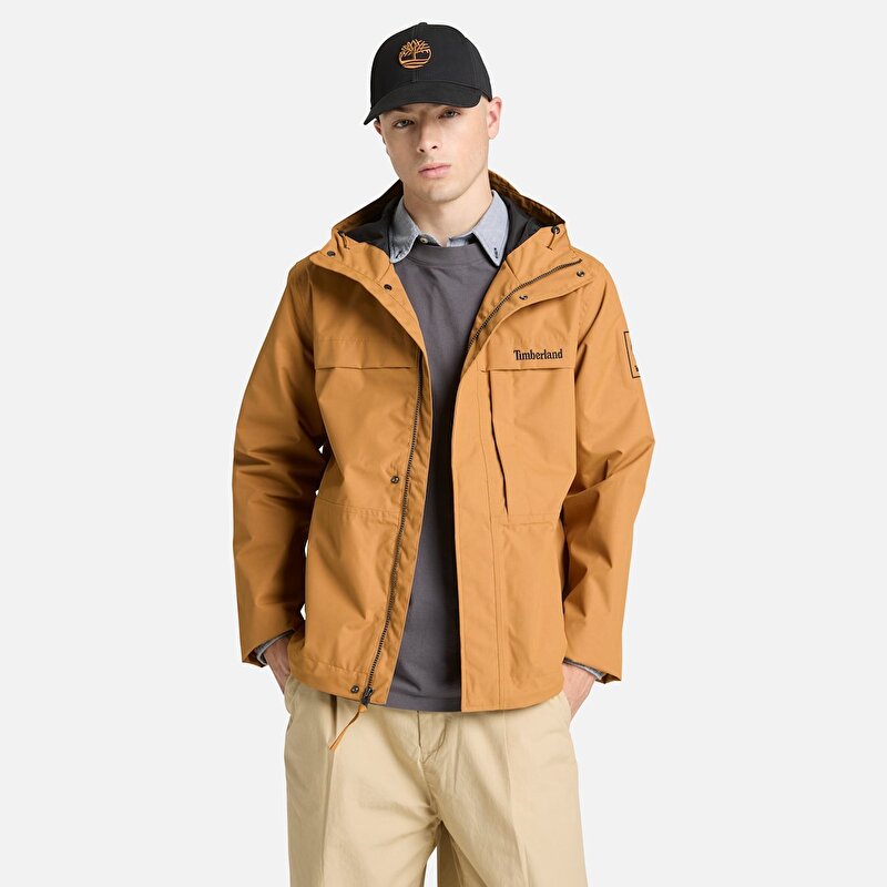 Erkek Benton Suya Dayanıklı Sarı Yağmurluk