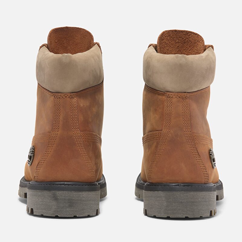 Erkek Timberland® Premium 6-Inch Su Geçirmez Turuncu Bot