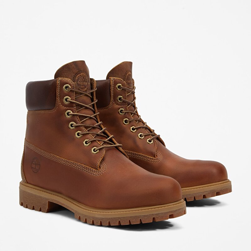 Erkek Timberland® Premium 6 Inch Su Geçirmez Kahverengi Bot