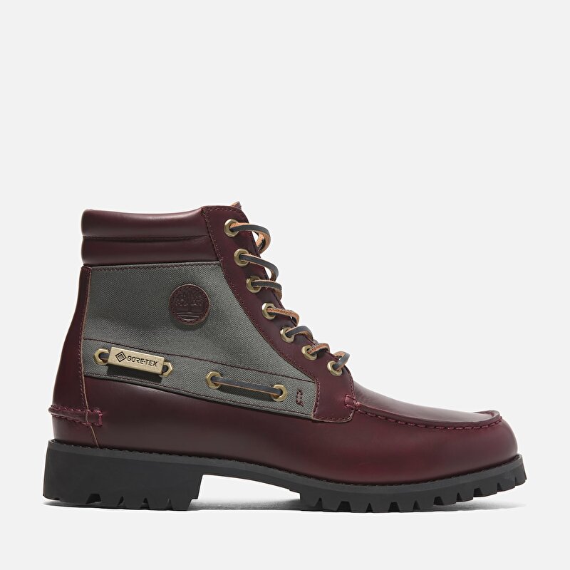 Erkek Koyu Kırmızı Vibram Yarım Boğazlı ve Bağcıklı GTX BOOT