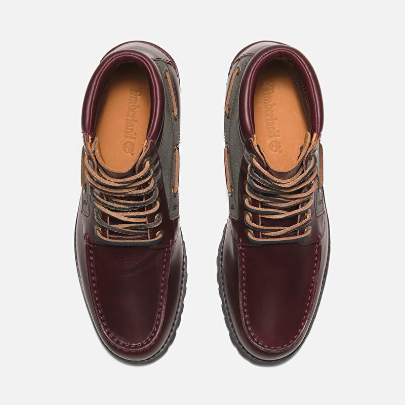 Erkek Koyu Kırmızı Vibram Yarım Boğazlı ve Bağcıklı GTX BOOT