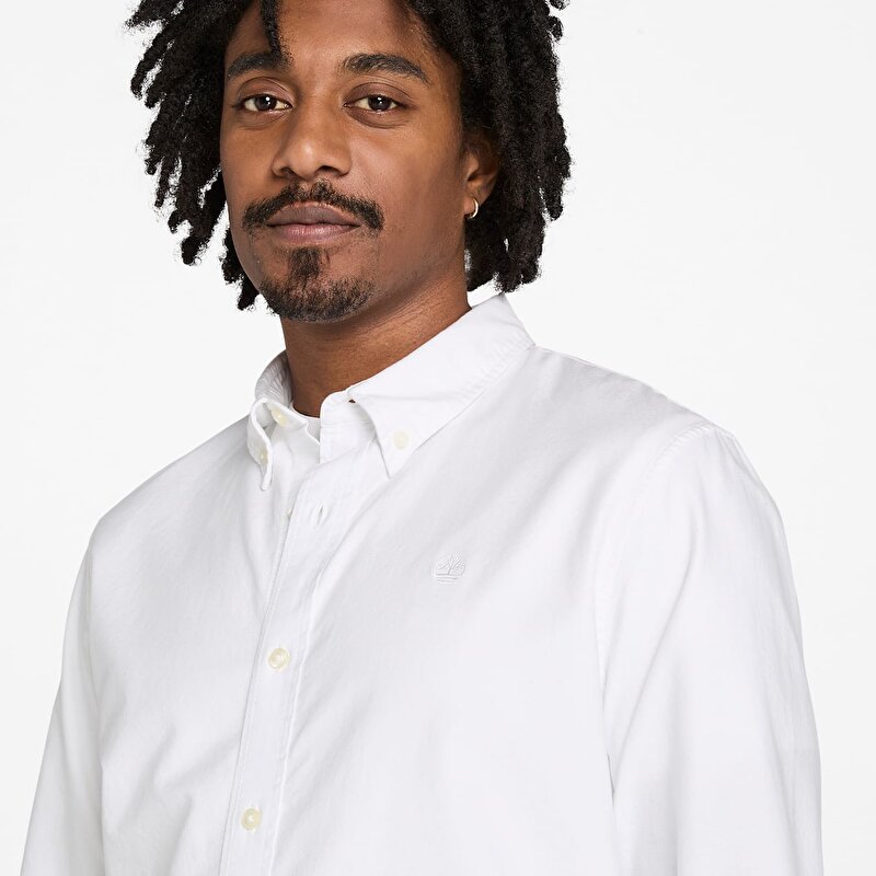 Erkek Beyaz Oxford Gömlek