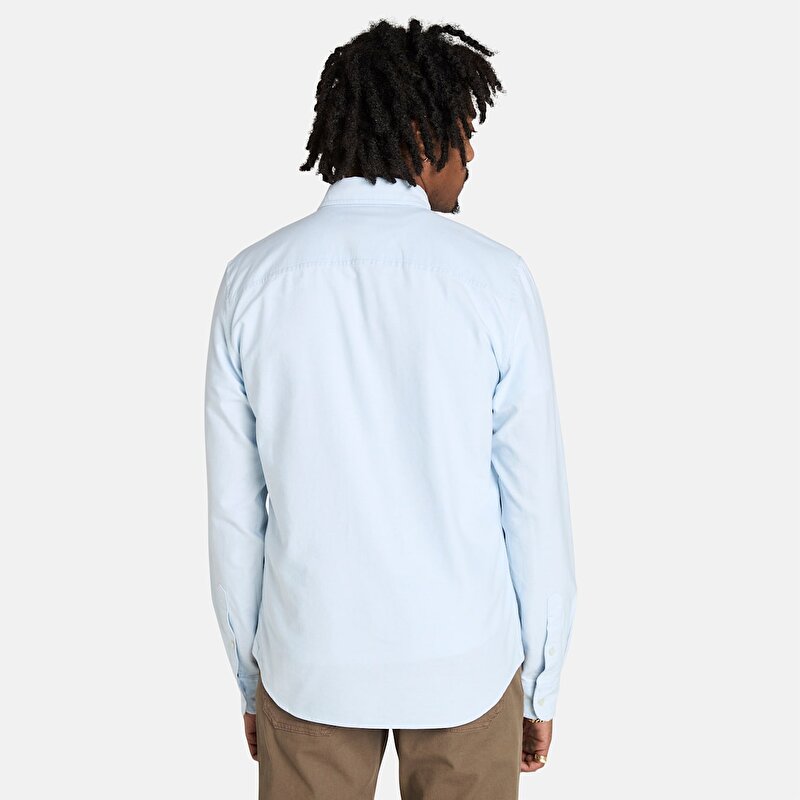 Erkek Mavi Oxford Gömlek