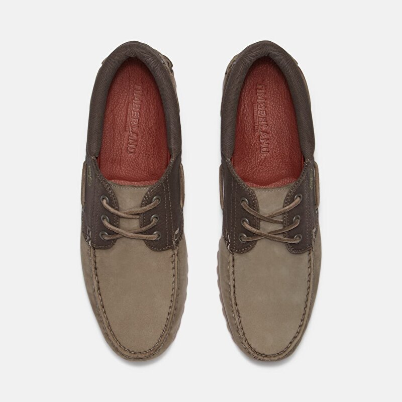 Erkek Timberland® Authentic El Yapımı 3 Eye Yeşil Tekne Ayakkabısı