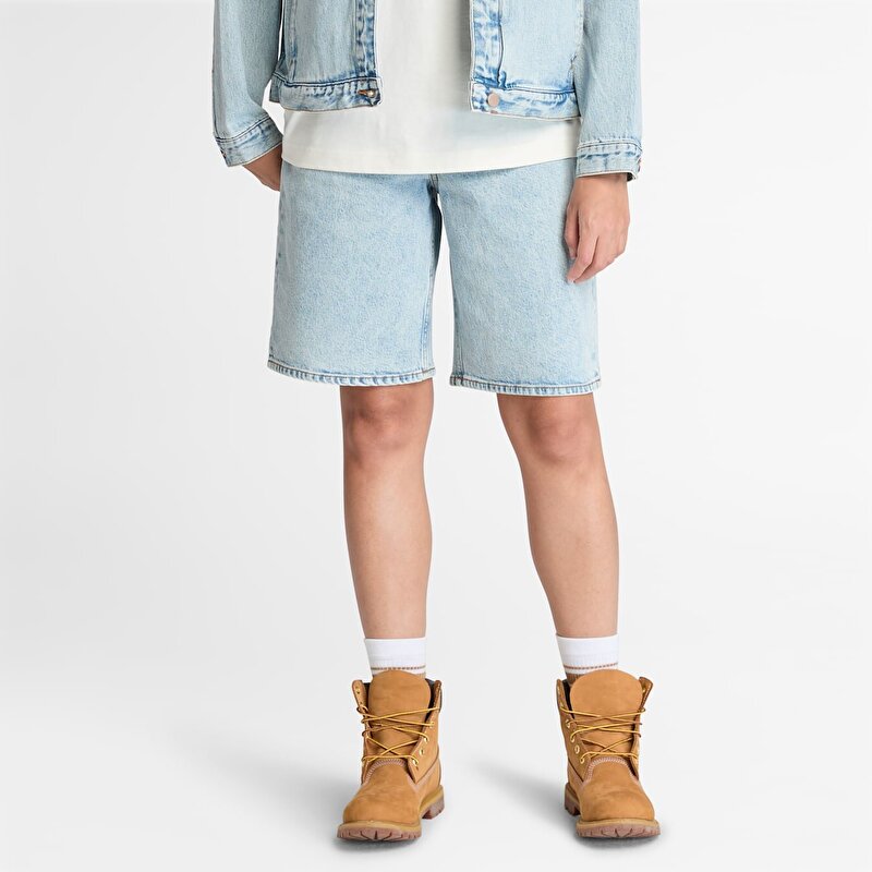 Kadın Açık Mavi Denim Şort