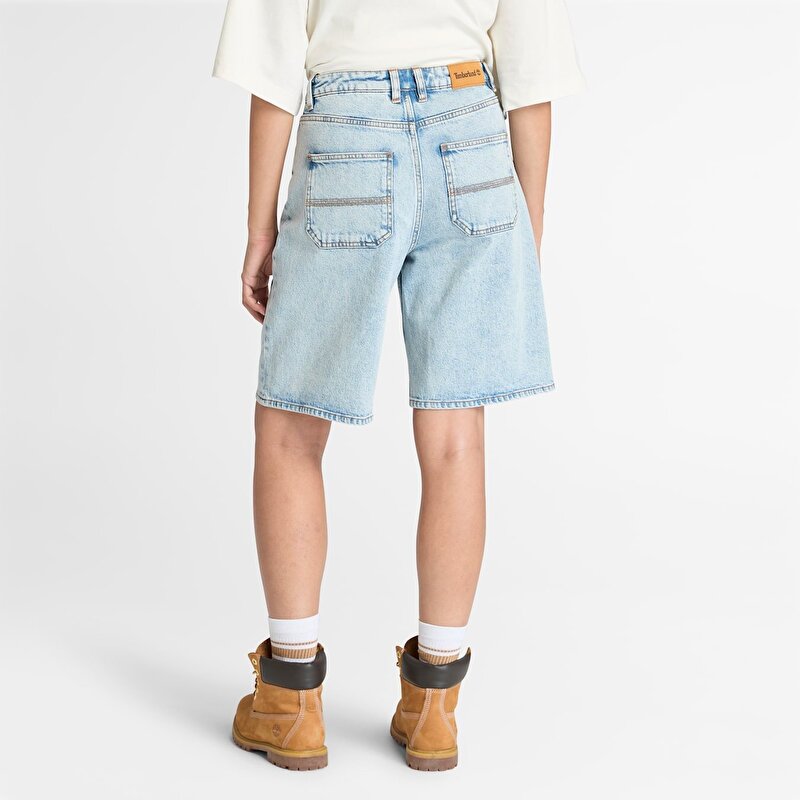 Kadın Açık Mavi Denim Şort