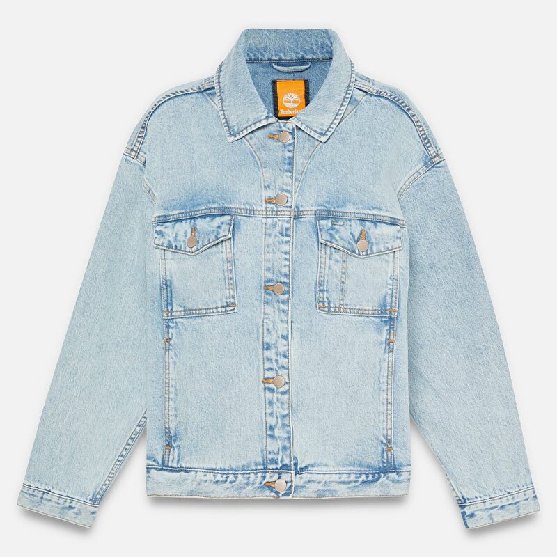 Kadın Açık Mavi Archive Denim Ceket