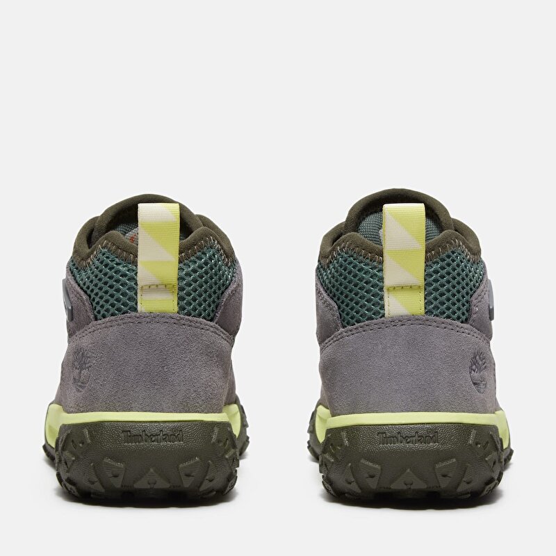 Küçük Çocuklar Gri GreenStride™ Motion 6 Yarım Boğazlı ve Bağcıklı Spor Ayakkabı