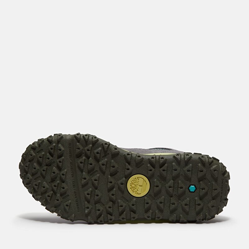 Küçük Çocuklar Gri GreenStride™ Motion 6 Yarım Boğazlı ve Bağcıklı Spor Ayakkabı