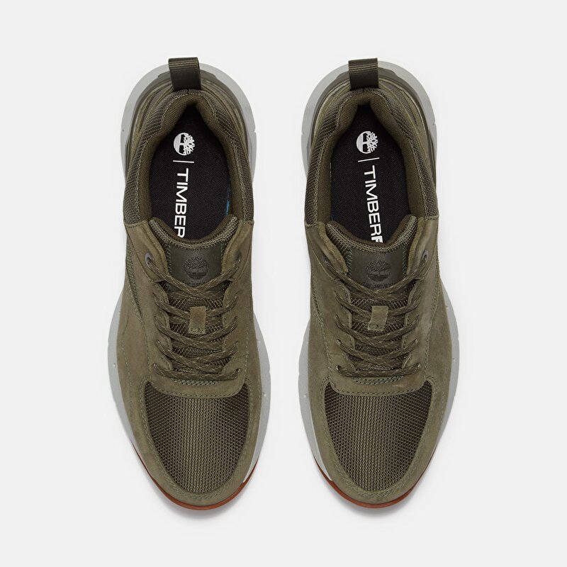 Erkek Koyu Yeşil Voyager Park Bileksiz ve Bağcıklı Spor Ayakkabı