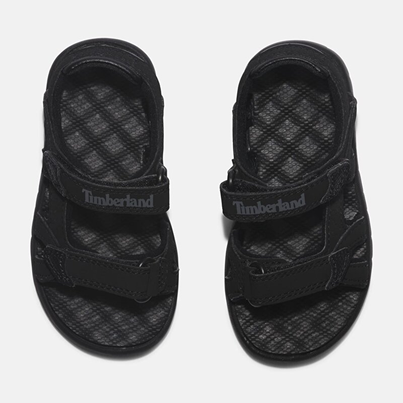 Küçük Çocuk Siyah Perkins Row Arkadan Bantlı Sandalet