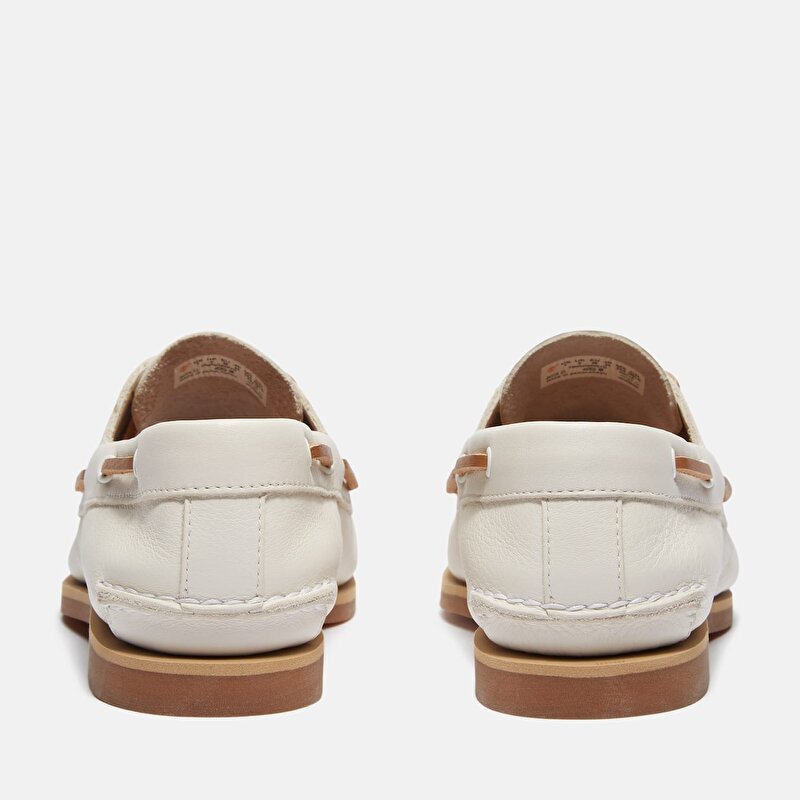 Kadın Beyaz Klasik Tekne Ayakkabısı