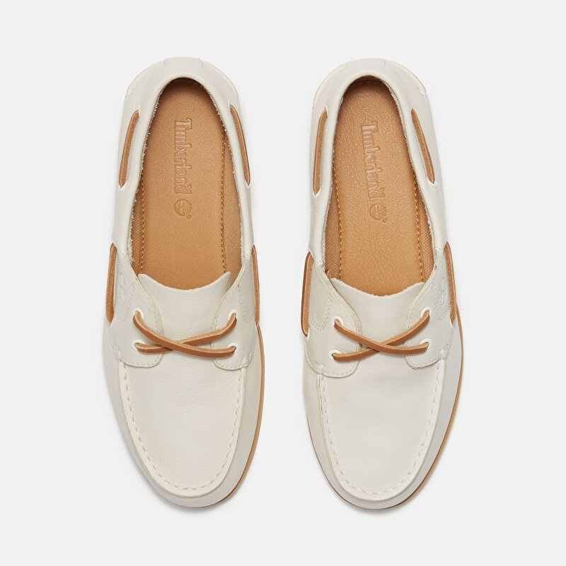 Kadın Beyaz Klasik Tekne Ayakkabısı