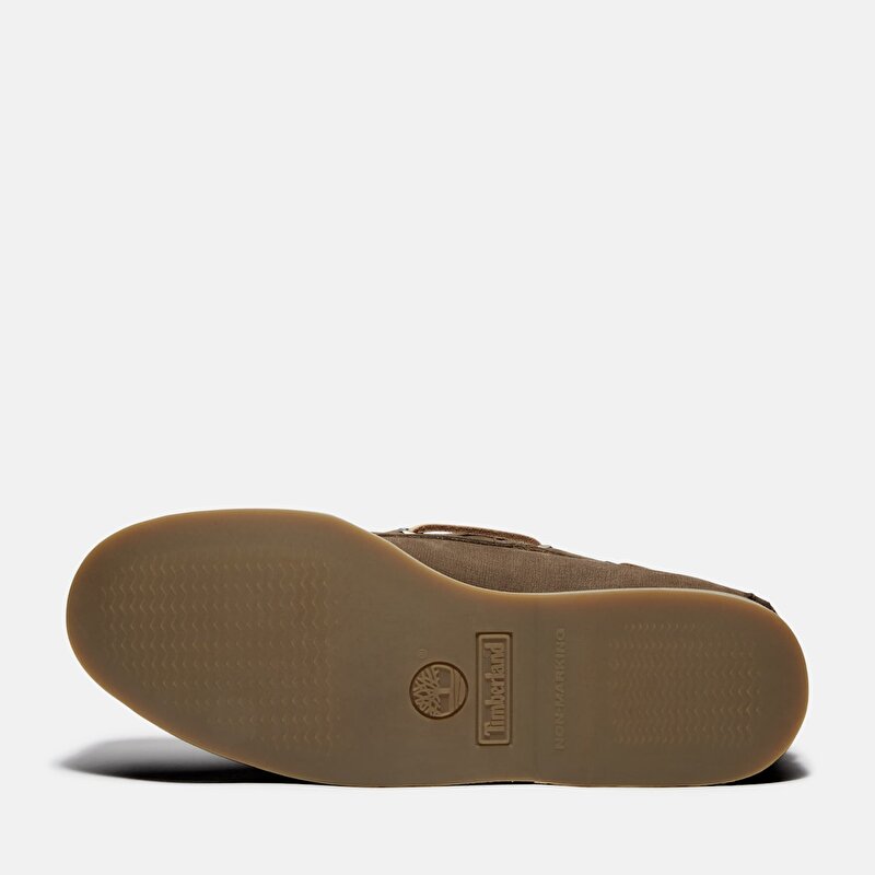 Erkek Yeşil Klasik Tekne Ayakkabısı