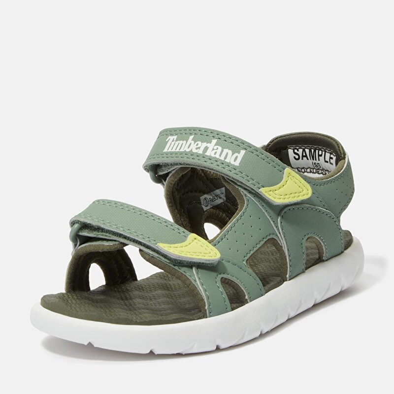 Çocuk Açık Yeşil Perkins Row Arkadan Bantlı Sandalet