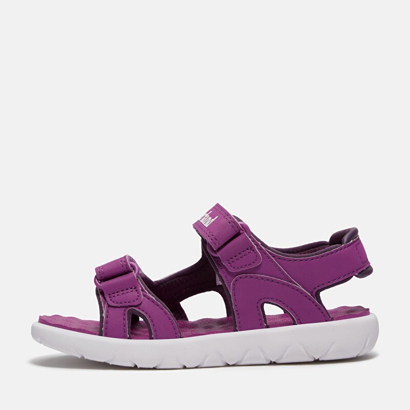 Çocuk Mor Perkins Row Arkası Bantlı Sandalet