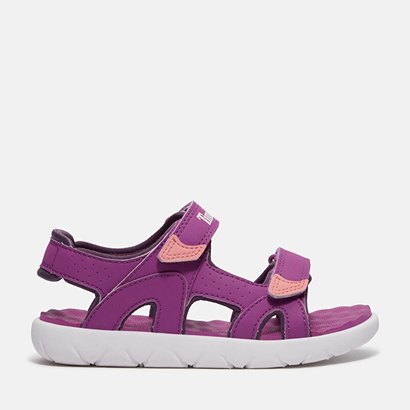 Çocuk Mor Perkins Row Arkası Bantlı Sandalet