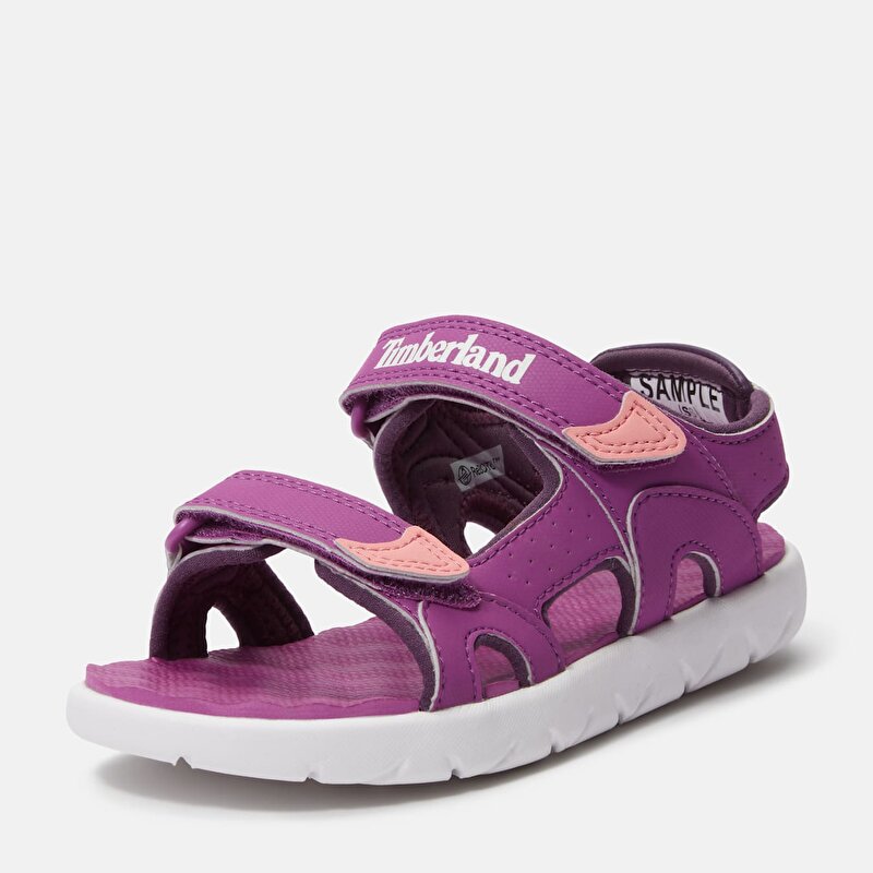 Çocuk Mor Perkins Row Arkası Bantlı Sandalet