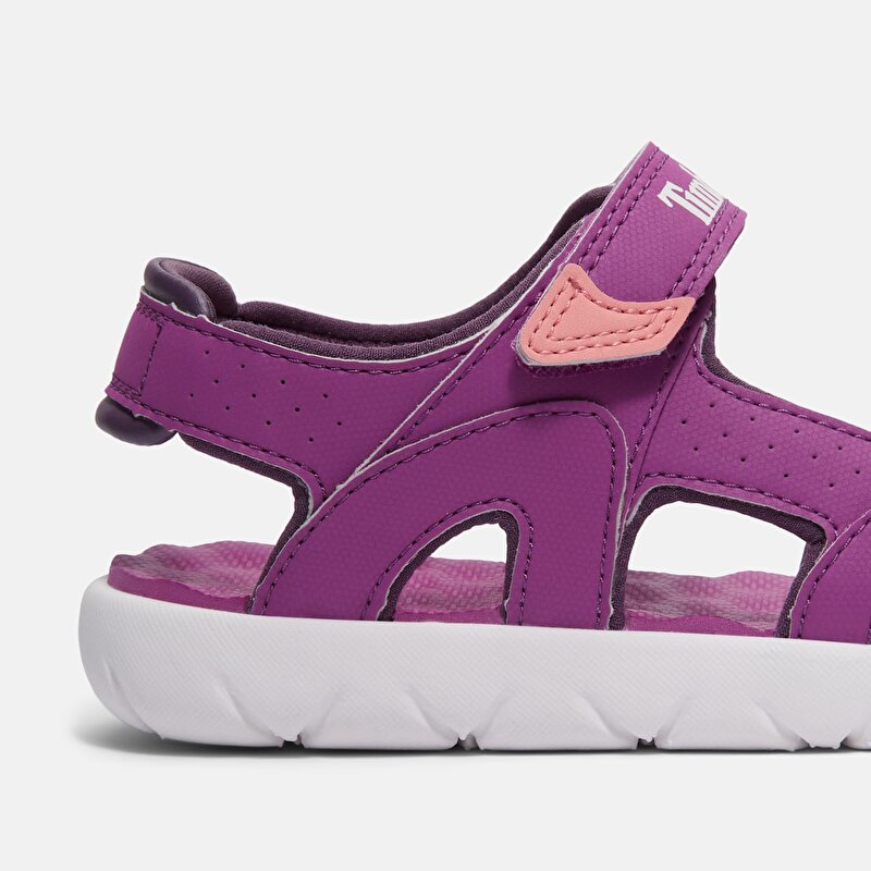 Çocuk Mor Perkins Row Arkası Bantlı Sandalet