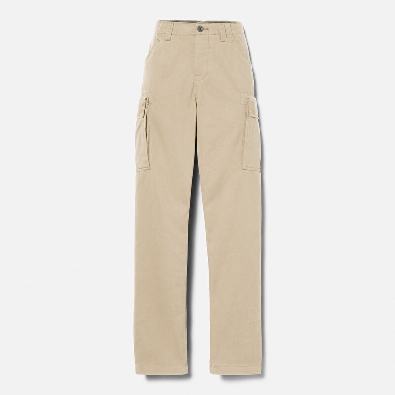 Erkek Bej Brookline Fitilli Kargo Pantolon