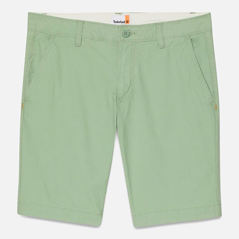 Erkek Yeşil Claremont Poplin Chino Şort