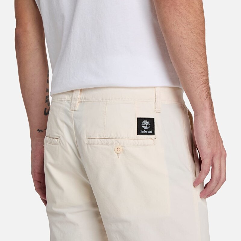 Erkek Açık Bej Claremont Poplin Chino Şort