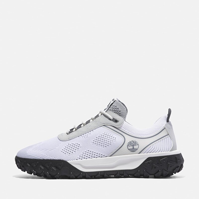 Erkek Beyaz GreenStride™ Motion 6 Bileksiz ve Bağcıklı Spor Ayakkabı
