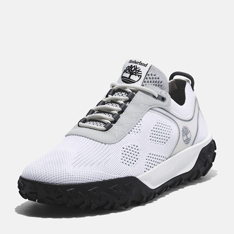 Erkek Beyaz GreenStride™ Motion 6 Bileksiz ve Bağcıklı Spor Ayakkabı