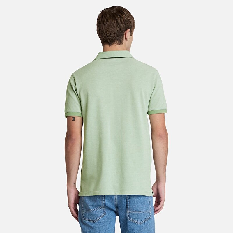 Erkek Yeşil Baboosic Brook Oxford Kısa Kollu Polo