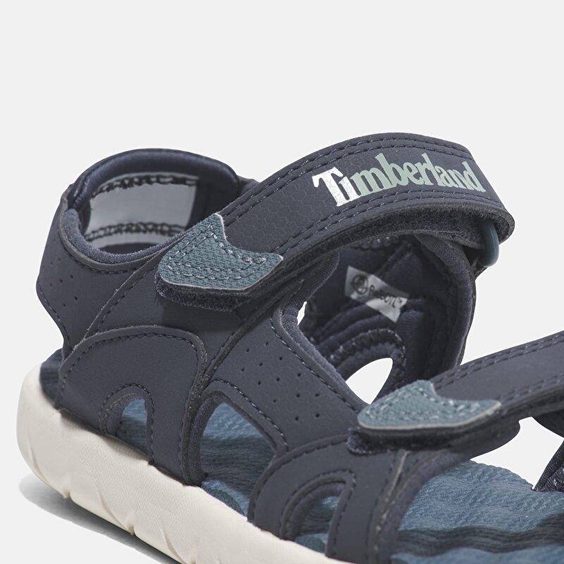 Genç Koyu Mavi Perkins Row Arkadan Bantlı Sandalet