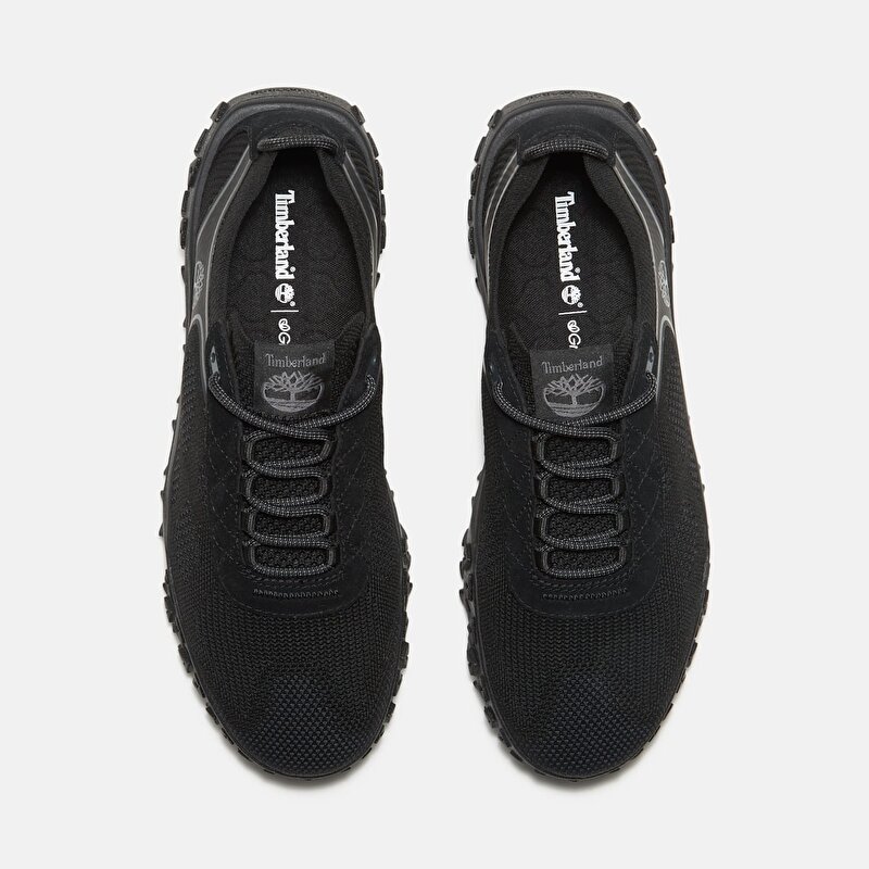 Erkek Siyah GreenStride™ Motion 6 Bileksiz ve Bağcıklı Spor Ayakkabı