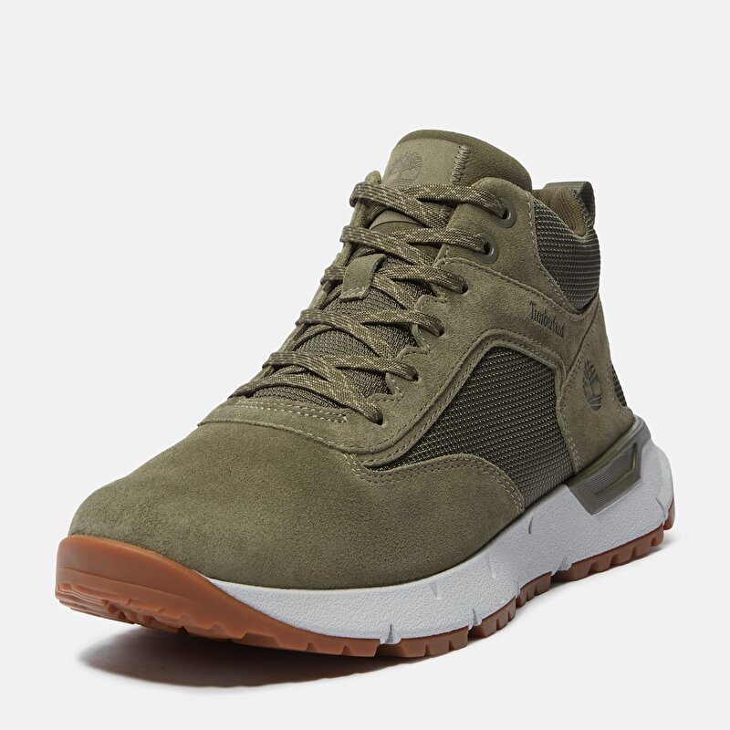 Erkek Koyu Yeşil Voyager Park Yarım Boğazlı Bağcıklı Spor Ayakkabı