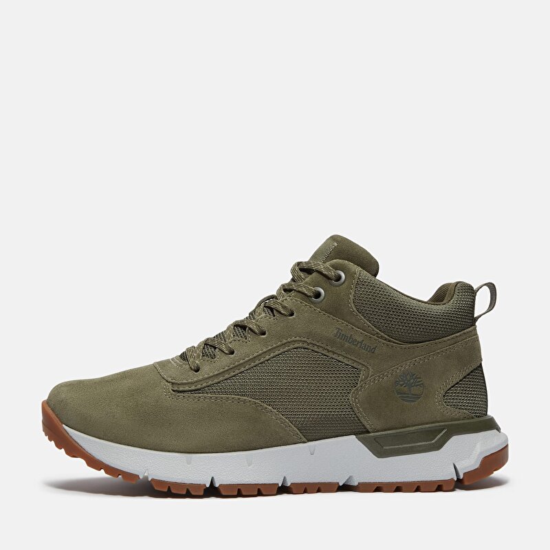 Erkek Koyu Yeşil Voyager Park Yarım Boğazlı Bağcıklı Spor Ayakkabı