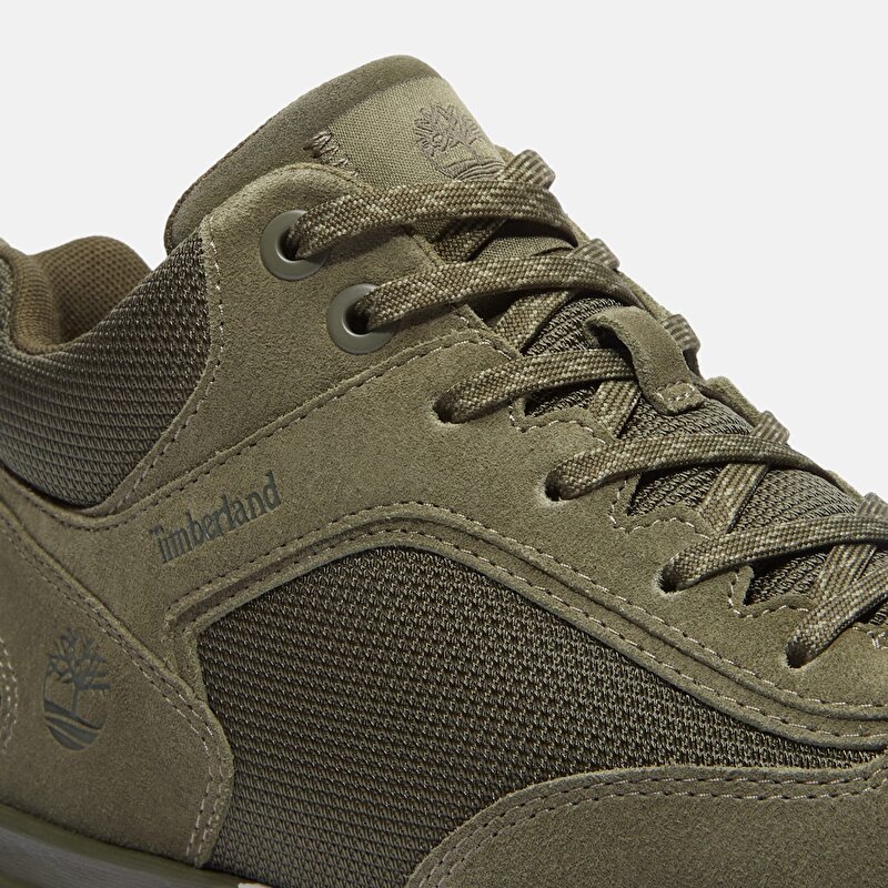 Erkek Koyu Yeşil Voyager Park Yarım Boğazlı Bağcıklı Spor Ayakkabı