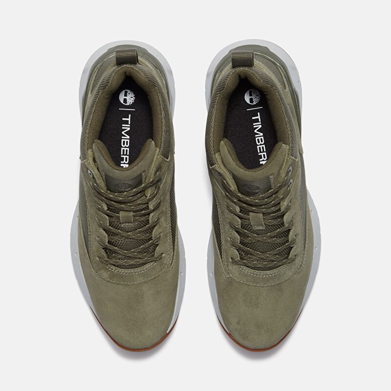 Erkek Koyu Yeşil Voyager Park Yarım Boğazlı Bağcıklı Spor Ayakkabı