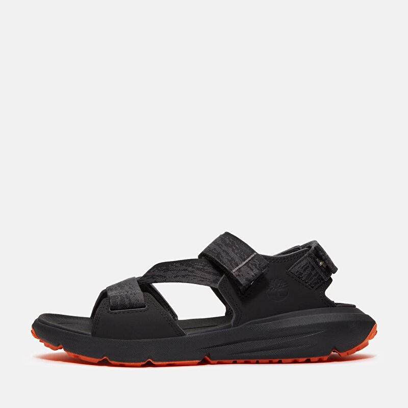 Erkek Siyah Motion Dune Arkadan Bantlı Sandalet